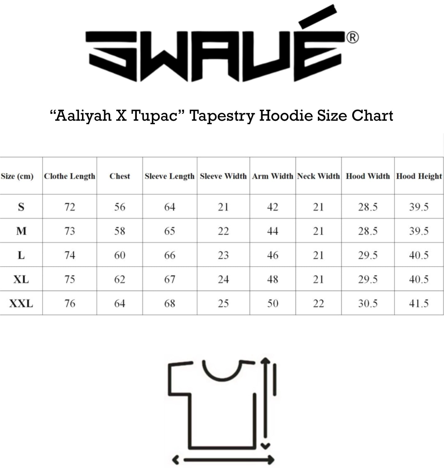 SWAVÉ® TAPESTRY HOODIE
